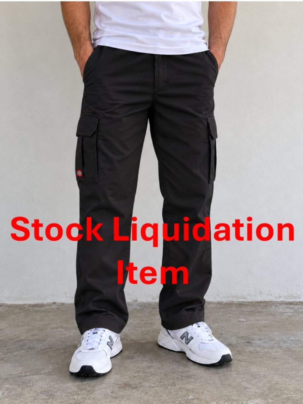 Dickies Black 34x30 Regular Fit Flex Cargo Pants w/Cell Phone Pkt NWT